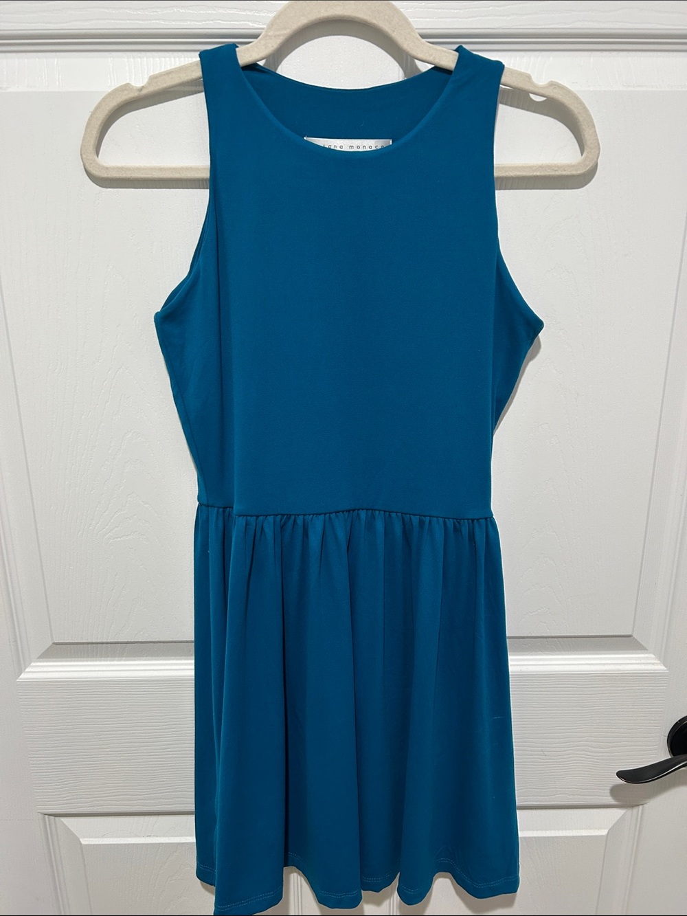 Susana Monaco Teal Sleeveless Dress